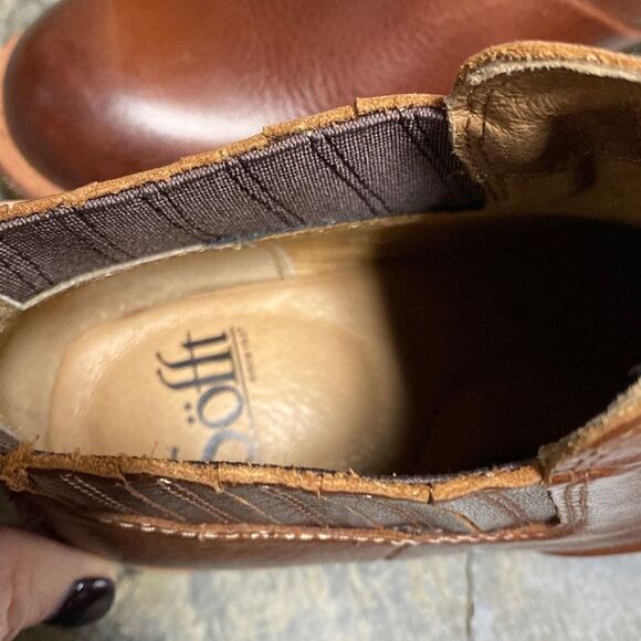 Sofft Bellis III Whisky-Brown Leather Bootie Size 7.5 - Picture 8 of 9